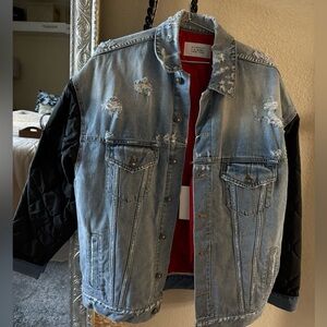 [AUTHENTIC] Givenchy Blue and Black Bomber Jacket